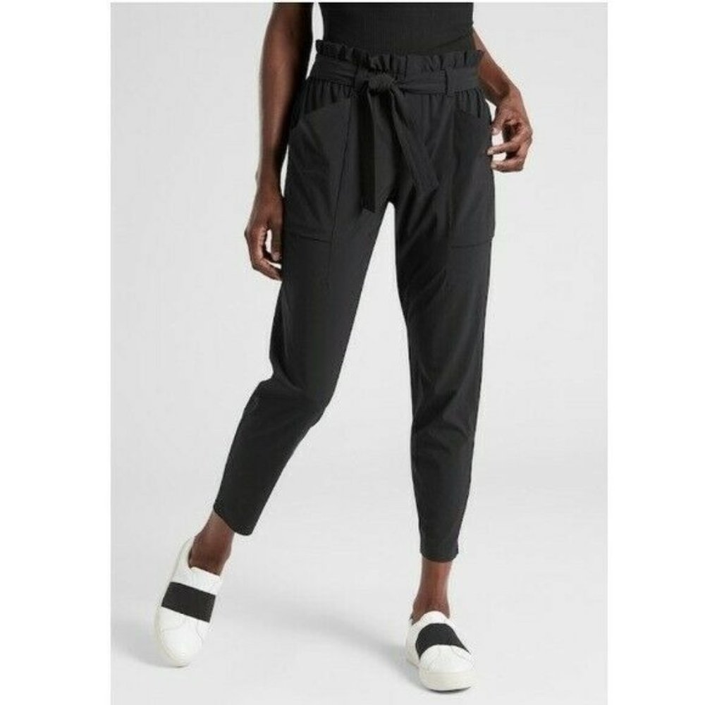 ATHLETA Skyline Pant II 2 Size 2 Black Lightweight Travel Pant